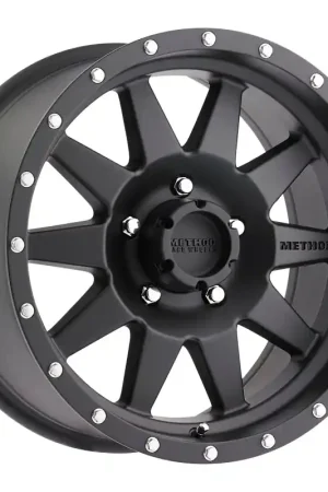 Method MR301 The Standard 18x9 -12mm Offset 5x5.5 108mm CB Matte Black Wheel Markdown
