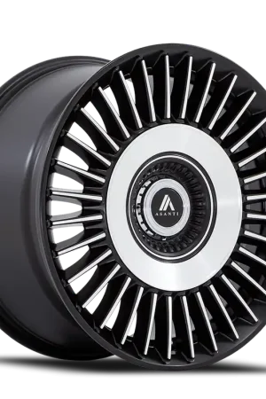 Low Price Asanti Black Label Tiara ABL-40 SB 22x9 +35 5x112/5x120mm 74.1mm Satin Black Bright Machined Face