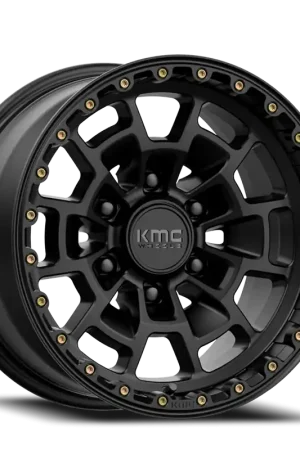 Today Only KMC Summit KM718 SB 17x8.5 +18 6x135mm 87.1mm Satin Black