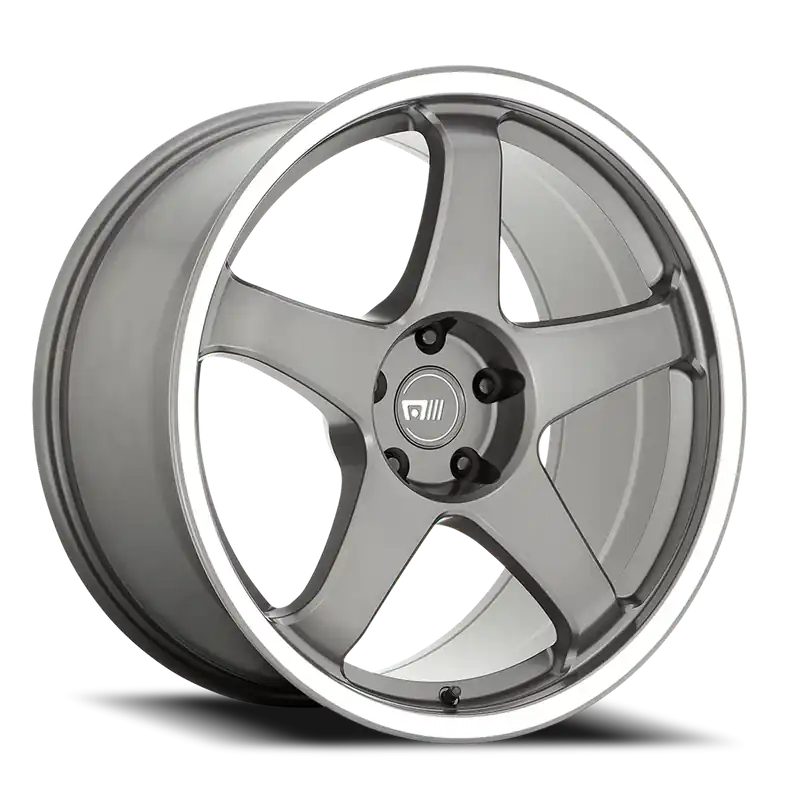 Motegi MR151 CS5 GY 19x9.5 +15 5x114.3mm 72.56mm Gunmetal Machined Lip Authentic