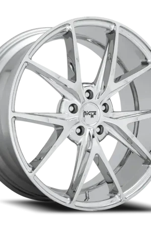 Final Sale Niche Misano M248 18x8 +40 5x120mm 72.7mm Chrome