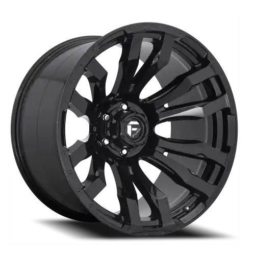 Time-Limited Fuel Blitz D675 20x12 -44 6x139.7mm 106.1mm Gloss Black