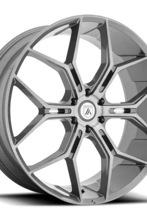 Asanti Black Label Monarch Truck ABL38 GY 24x10 +20 6x139.7mm 106.1mm Brushed Titanium Big Sale