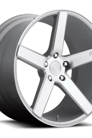Free Delivery Niche Milan M135 20x8.5 +35 5x114.3mm 72.6mm Silver Machined
