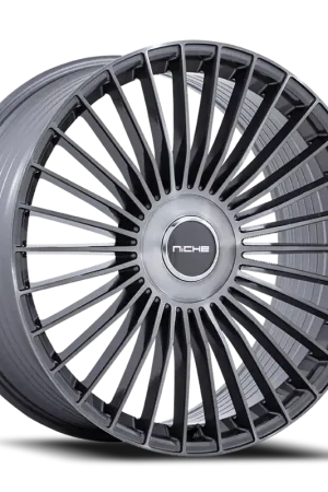 Niche Serene NC282 TG 21x10.5 +38 5x112/5x120mm 72.56mm Gloss Titanium Brushed Markdown