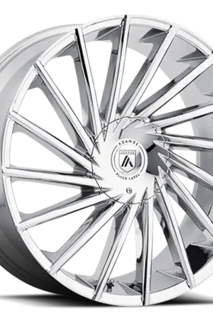 Exclusive Asanti Black Label Matar ABL18 CH 24x9 +15 6x135/6x139.7mm 106.25mm Chrome