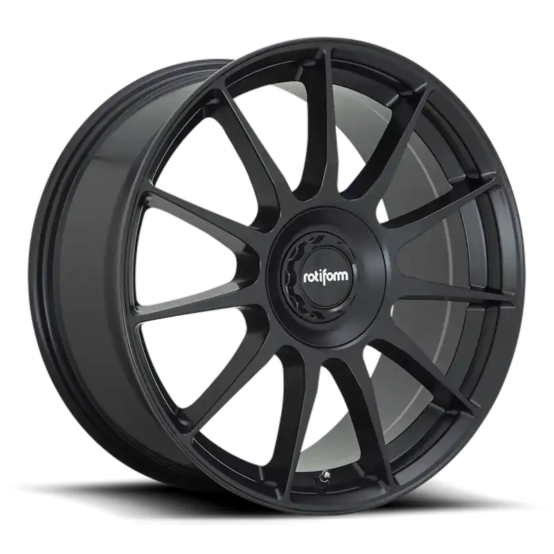 Rotiform DTM R168 18x8.5 +45 5x112/5x120mm 72.56mm Satin Black Limited Offer
