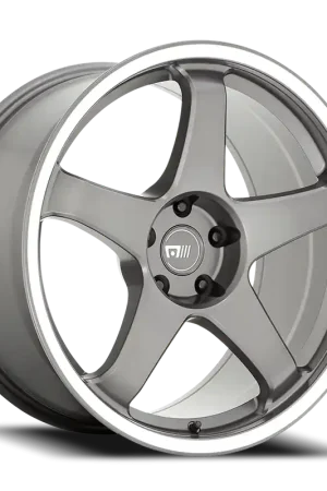 Motegi MR151 CS5 GY 18x9.5 +40 5x100mm 56.15mm Gunmetal Machined Lip Certified