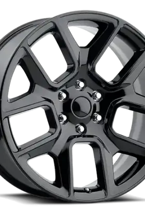 Factory Reproductions FR 76 Ram Truck 1500 GB 24x10 +15 5x139.7mm 77.8mm Gloss Black Popular