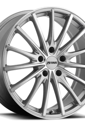 Petrol P3A SL 18x8 +40 5x114.3mm 76.1mm Silver Machined Cut Face Bulk Order
