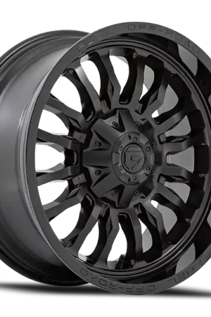 Best Seller Fuel Arc D796 22x10 -18 6x135/6x139.7mm 106.1mm Matte Black Gloss Black Lip