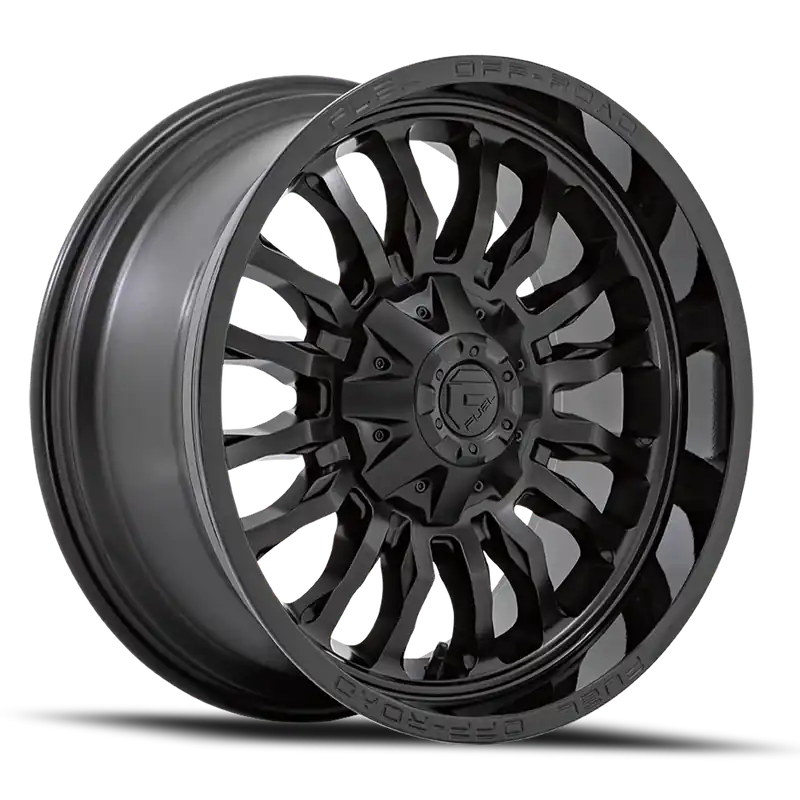 Best Seller Fuel Arc D796 22x10 -18 6x135/6x139.7mm 106.1mm Matte Black Gloss Black Lip