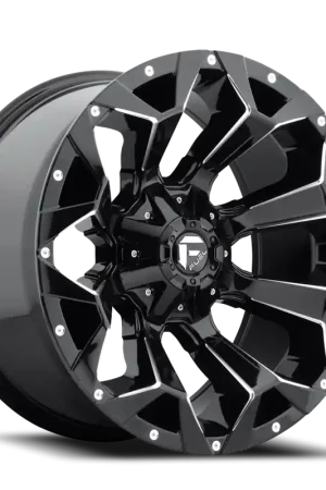 Must Have Fuel Assault D576 20x9 +20 5x139.7/5x150mm 110.3mm Gloss Black Milled
