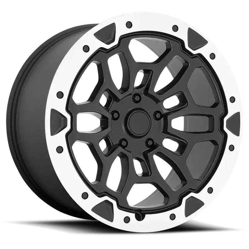 Performance Replica PR215 MBM 22x10 +19 6x139.7mm 78.1mm Matte Black Machined Top Pick