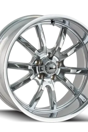 Ridler 650 Chrome 17x7 5x114.3 0mm 83.82mm Crafted