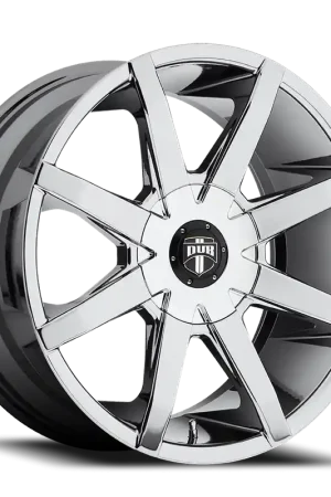 Original DUB Push S201 20x8.5 +35 6x120/6x132mm 74.5mm Chrome