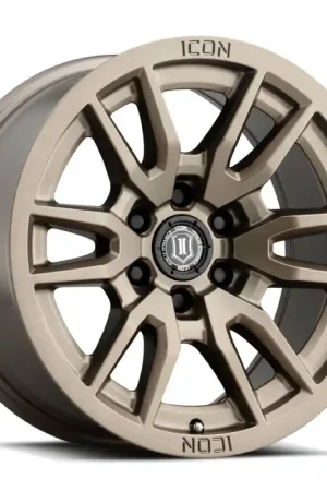 ICON Vector 6 17x8.5 6x5.5 0mm Offset 4.75in BS 106.1mm Bore Bronze Wheel Modern