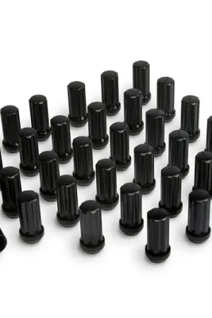 ICON Alloys Lug Nut Kit Black - 14x1.5 - 32 Lug Nuts w/ Key Same Day Shipping