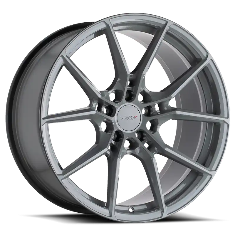 Free Returns TSW Neptune GY 19x9.5 +39 5x114.3mm 76.1mm Battleship Gray