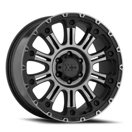 XD Series Hoss II XD829 SB-GT 20x10 -24 8x165.1mm 125.5mm Satin Black Machined-Gray Tint Super Sale