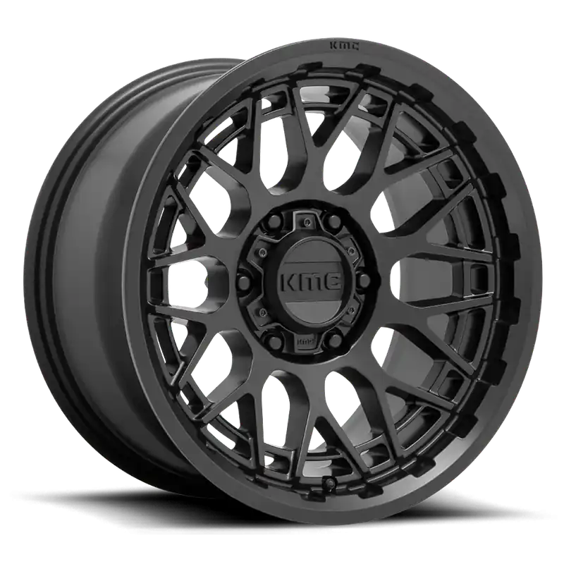 KMC Technic KM722 SB 20x9 +18 8x165.1mm 125.1mm Satin Black Free Delivery