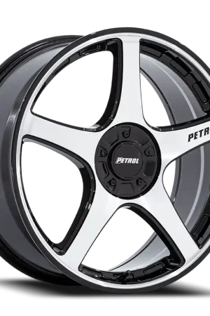 Petrol P2E GBM 18x8 +40 5x110/5x115mm 72.56mm Gloss Black Machined Face Weekend Sale