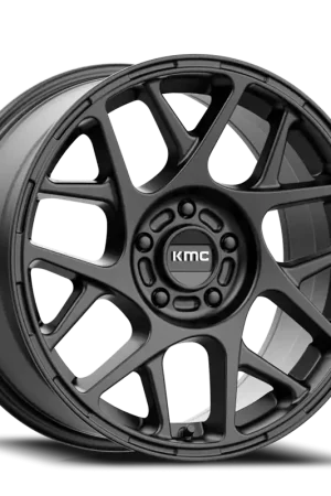 Weekend Sale KMC Bully KM708 SB 17x8 +38 5x112mm 66.56mm Satin Black