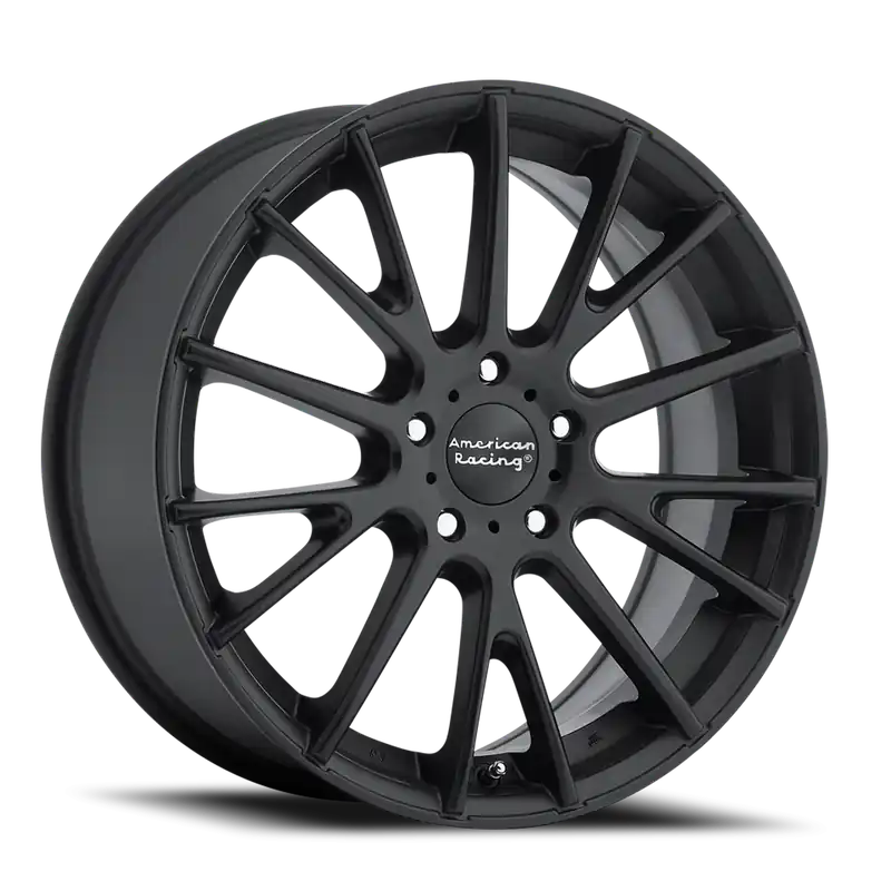 American Racing AR904 SB 18x8 +45 5x114.3mm 72.6mm Satin Black Modern