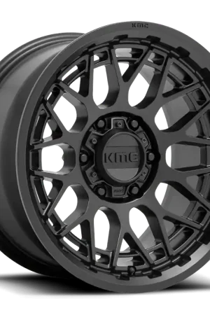 KMC Technic KM722 SB 20x9 +18 8x180mm 124.2mm Satin Black Top Pick