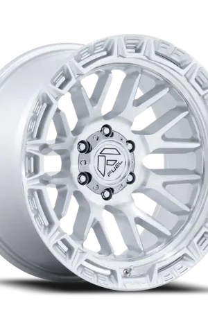 Fuel Rail FC890SD 20x10 -18 5x127mm 71.5mm Gloss Silver Machined Face Hassle-Free Returns