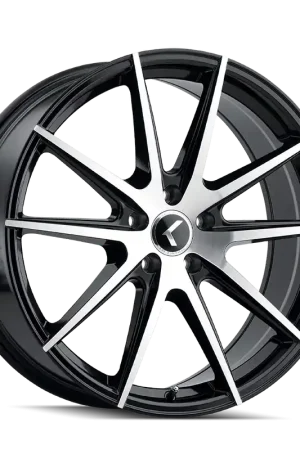 Sale Kraze Turismo KR193 Gloss Black Machined 17x8 5x114.3 38mm 72.62mm