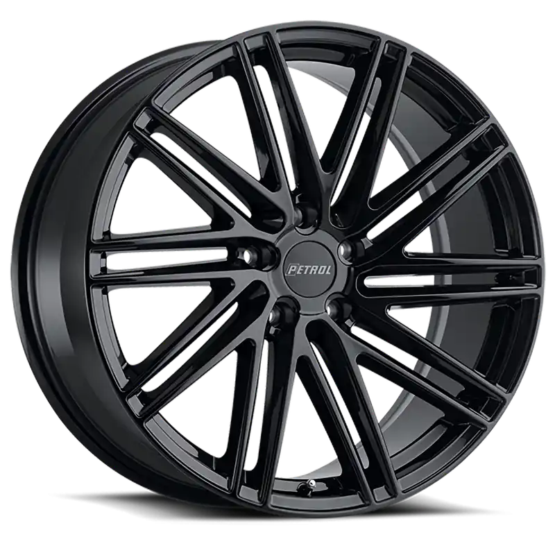 Reduced Price Petrol P1C GB 20x8.5 +40 5x108mm 72.1mm Gloss Black
