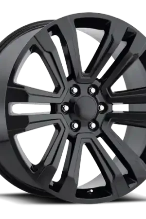Hot Deal Factory Reproductions FR 72 2017 GMC Denali Replica GB 22x9 +24 6x139.7mm 78.1mm Gloss Black