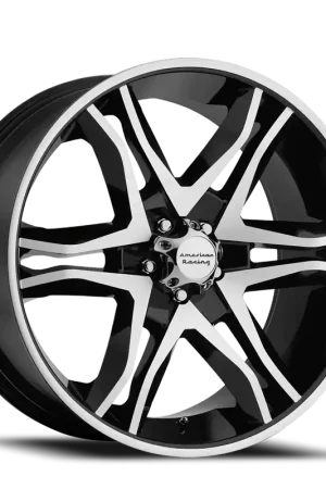 American Racing Mainline AR893 GBM 17x8 +25 5x114.3mm 72.6mm Gloss Black Machined Direct From Factory