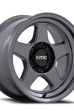 Special Offer KMC Lobo KM728ANTH 17x8.5 +18 6x135mm 87.1mm Matte Anthracite
