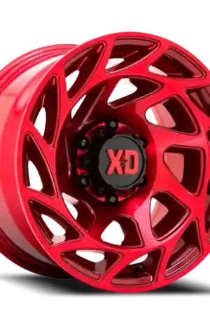 Budget XD Series Onslaught XD860 RD 20x10 -18 6x139.7mm 106.1mm Candy Red