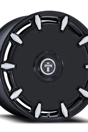 Next Day Delivery DUB Cheef DC271 GBM 24x9 +15 5x115/5x120mm 74.1mm Gloss Black Milled