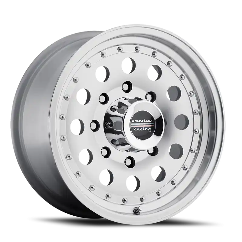 American Racing Outlaw II AR62 SL 18x8 +18 8x165.1mm 130.81mm Machined Silver Clear Coat Top Rated