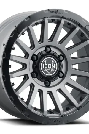 ICON Recon Pro 17x8.5 6x5.5 0mm Offset 4.75in BS 106.1mm Bore Charcoal Wheel Special Offer