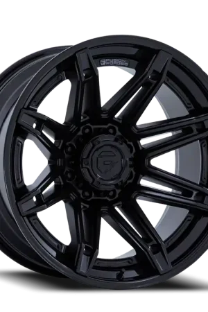 Free Delivery Fuel Brawl FC401MX 22x10 -18 8x180mm 124.2mm Matte Black Gloss Black Lip