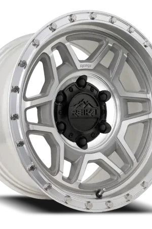 Reika Trooper R40 M 17x9 -12 5x127mm 71.5mm Machined Aluminum Trending