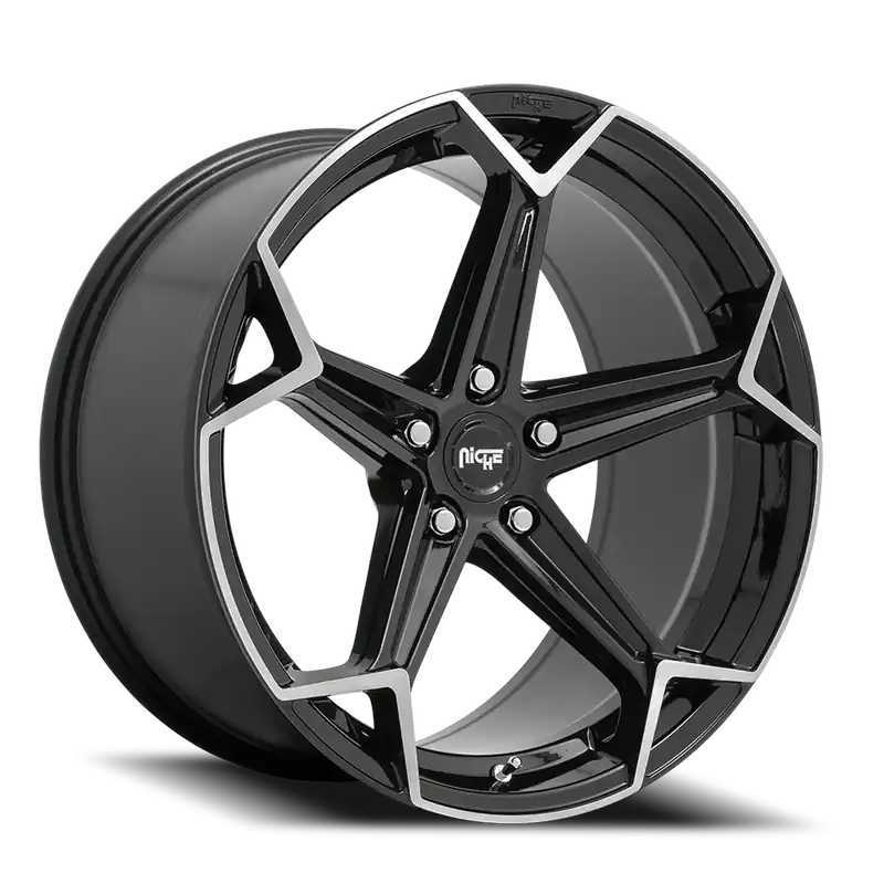 Buy Online Niche Arrow N259 20x10.5 +40 5x112mm 66.56mm Gloss Black Brushed