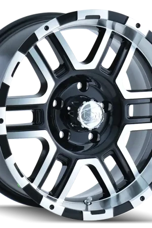 Ion 179 Satin Black Machined 17x9 8x165.1 0mm 130.8mm Deal