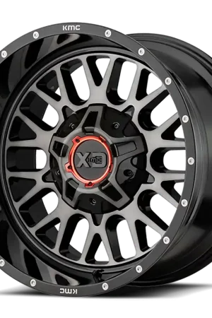 XD Series Snare XD842 GB-GT 20x10 -18 8x165.1mm 125.5mm Gloss Black Gray Tint Popular