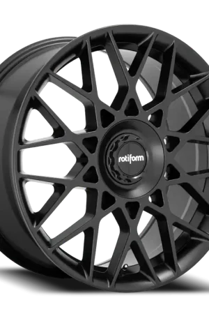 Secure Checkout Rotiform BLQ-C R165 19x8.5 +45 5x108/5x114.3mm 72.56mm Satin Black