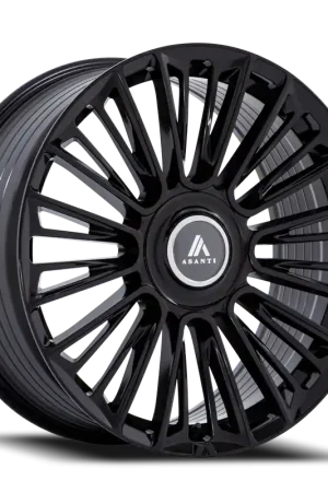 Best Seller Asanti Black Label Premier AB049 BX 22x9.5 +25 6x135/6x139.7mm 100.3mm Gloss Black