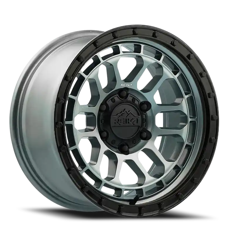 Reika Rambler R35 G 17x9 -12 6x127mm 78.1mm Gloss Graphite Black Ring Super Sale