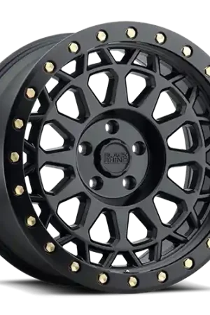 Hassle-Free Returns Black Rhino Primm BK 17x9 -18 5x127mm 71.6mm Matte Black Brass Bolts