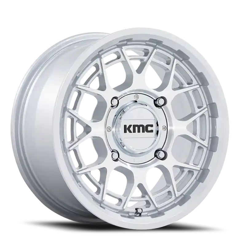 Order Now KMC Technic UTV KS139 GS 15x7 +38 5x114.3mm 72.56mm Gloss Silver Machined