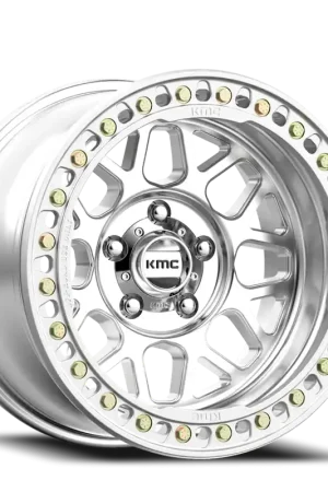 Hassle-Free Returns KMC Grenade Crawl Beadlock KM235 SL 18x9 +10 8x165.1mm 125.1mm Machined